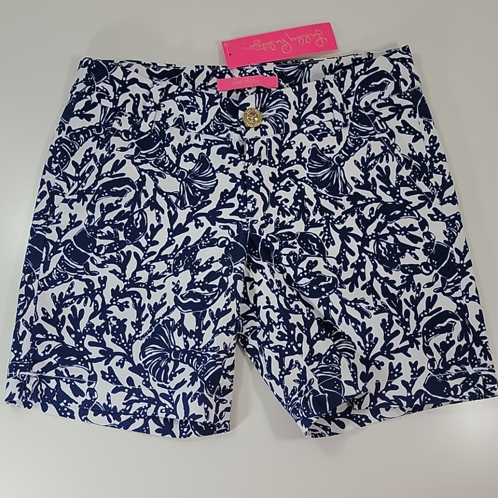 Lilly Pulitzer Jayne Stretch Short Oyster Bay Blue